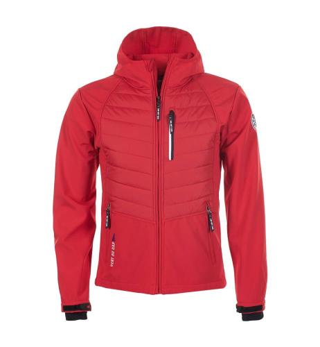 Blouson softshell Homme CAPVER/HE rouge