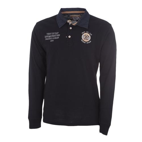 Polo manches longues Homme CENICE/DF marine
